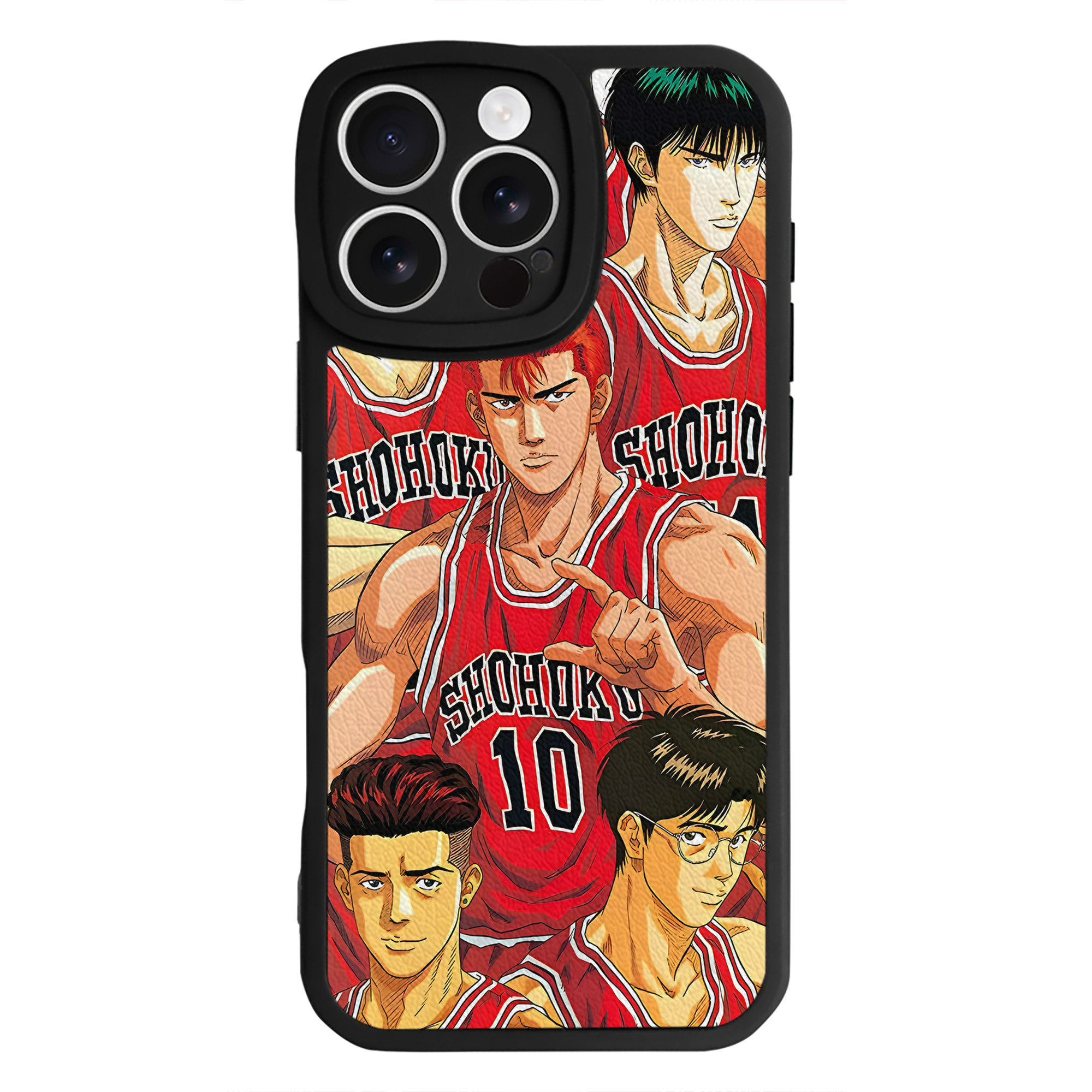 （画像用） SLAM DUNK／スラムダンク 【iPhone 16シリーズ対応】シリコンスマホケース（レザー調） 材質：シリコン